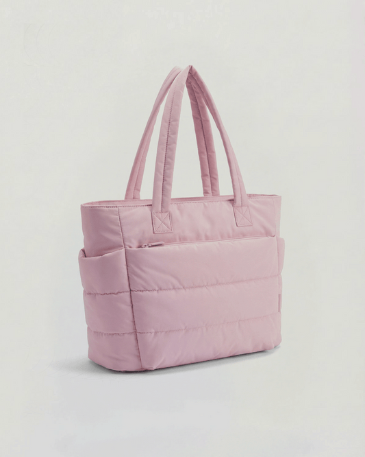 The Puffer Tote Bag | Pink